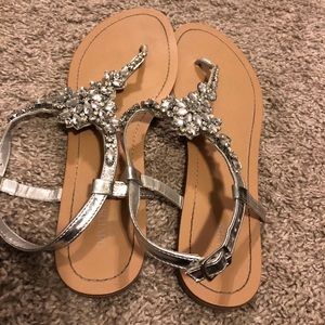 David’s Bridal sandals